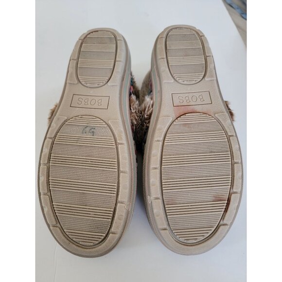 Bobs Skechers Too Cozy Snuggle Rovers Dogs Black Womens Memory Foam Slippers - Picture 8 of 8